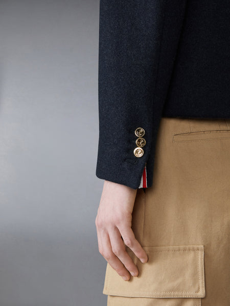 CASHMERE DOUBLE FACE JACKET NAVY