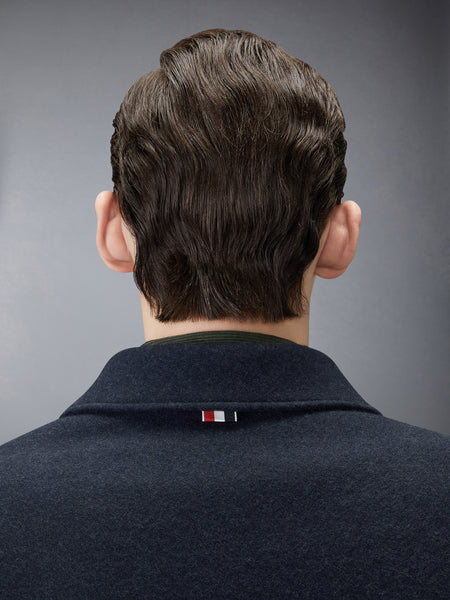 CASHMERE DOUBLE FACE JACKET NAVY