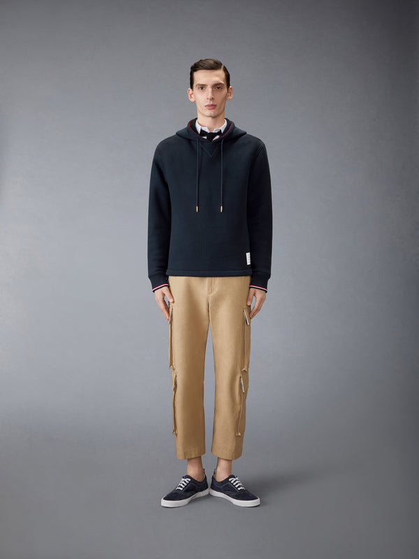 LOOPBACK OVERSIZED RWB STRIPE HOODIE - image 3
