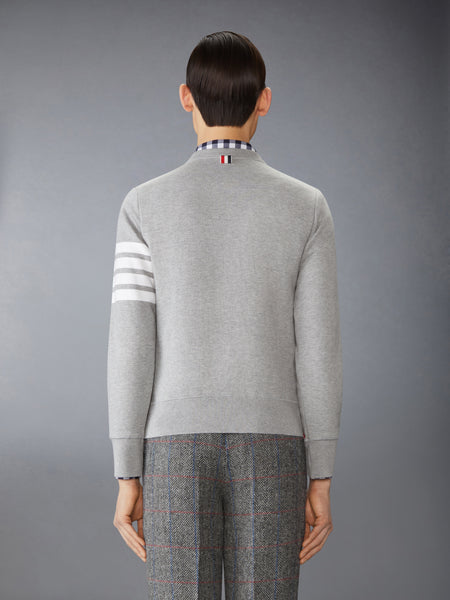 LOOPBACK BIRD PATCHES 4-BAR SWEATSHIRT LIGHT GREY