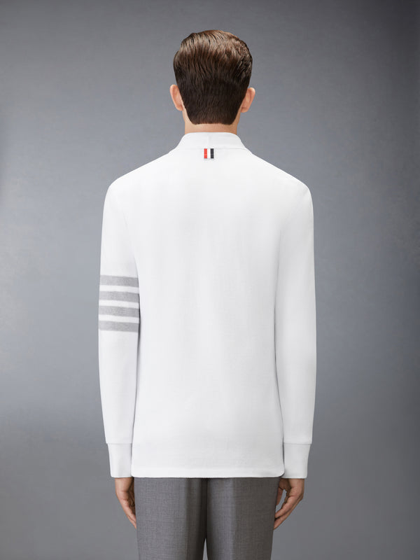 TEXTURED PIQUE 4-BAR CARDIGAN - image 2