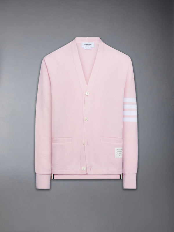 TEXTURED PIQUE 4-BAR CARDIGAN - featured image
