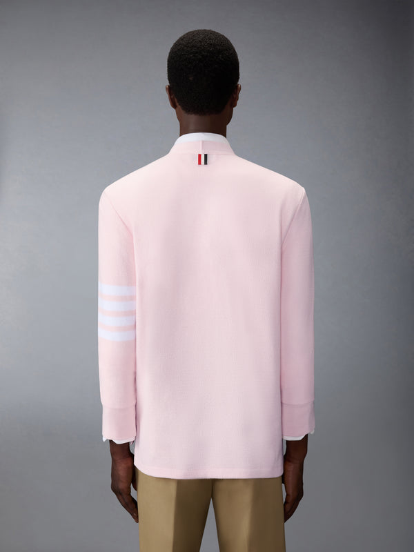 TEXTURED PIQUE 4-BAR CARDIGAN - image 2