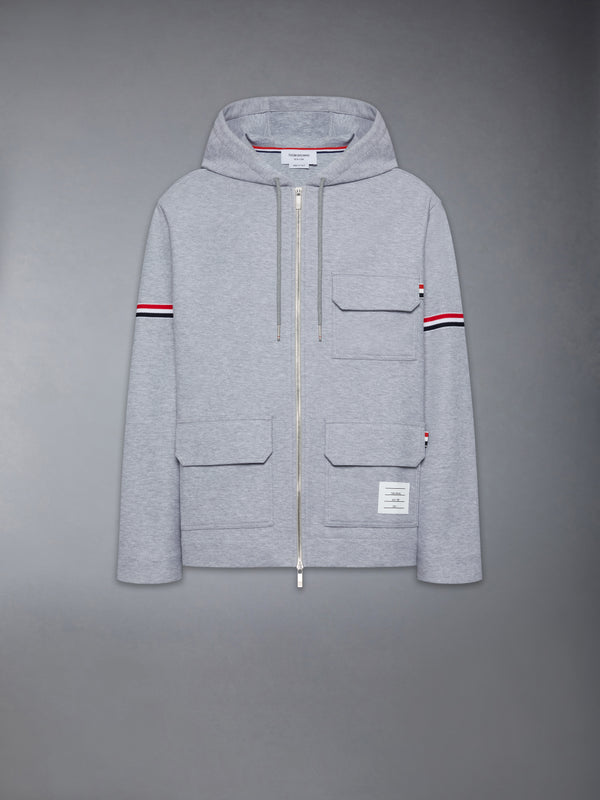 DOUBLE FACE TECH TWILL OVERSIZED PARKA WITH ARMBANDS - featured image