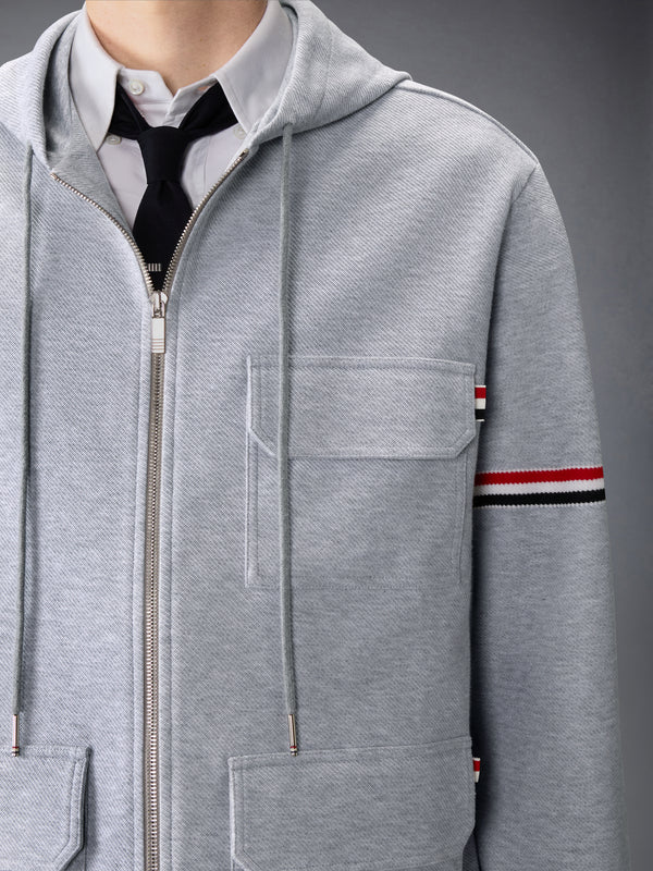 DOUBLE FACE TECH TWILL OVERSIZED PARKA WITH ARMBANDS - image 6