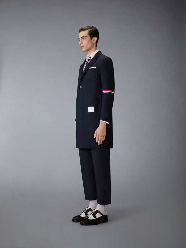 DOUBLE FACE TECH TWILL 4-BAR SACK OVERCOAT - image 2