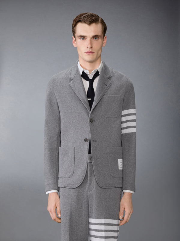 DOUBLE FACE KNIT 4-BAR SACK JACKET - image 1