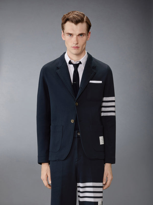 DOUBLE FACE KNIT 4-BAR SACK JACKET - image 1