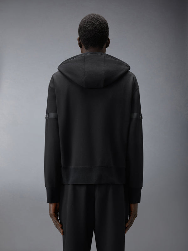 LOOPBACK JERSEY ARMBAND RELAXED ZIP UP HOODIE - image 3