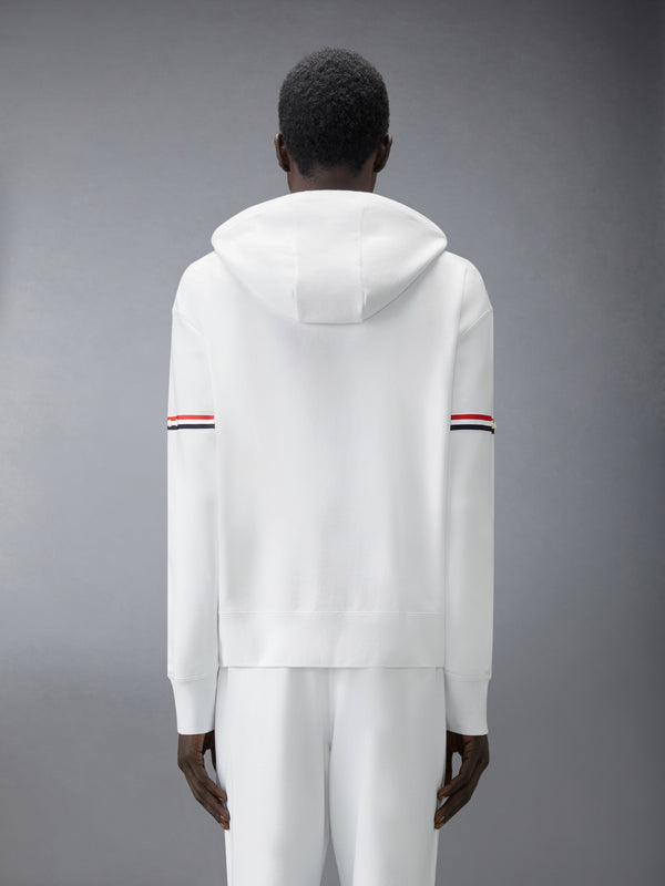 LOOPBACK JERSEY ARMBAND RELAXED ZIP UP HOODIE - image 2