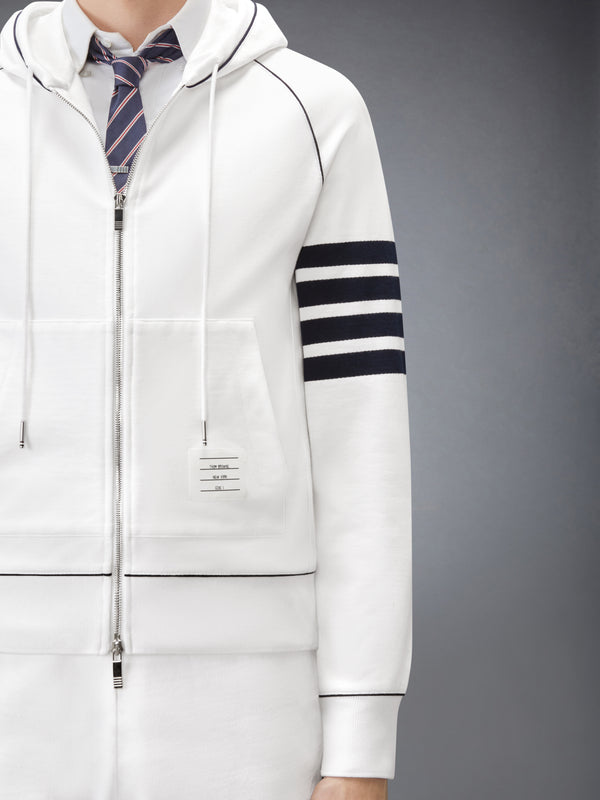 LOOPBACK 4-BAR ZIP UP HOODIE - image 5