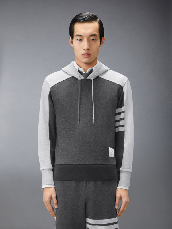 LOOPBACK 4-BAR COLORBLOCK HOODIE - image 1