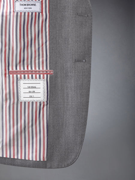 UNCONSTRUCTED WOOL SCHOOL UNIFORM SPORTCOAT MED GREY