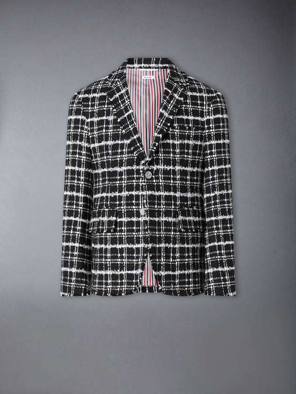 RIBBON TWEED SPORTCOAT WITH FRAY EDGE - featured image