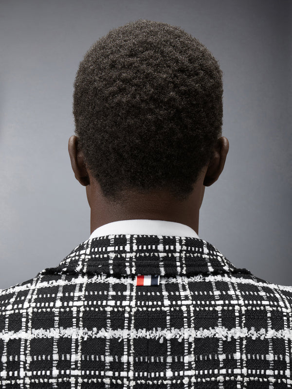 RIBBON TWEED SPORTCOAT WITH FRAY EDGE - image 5