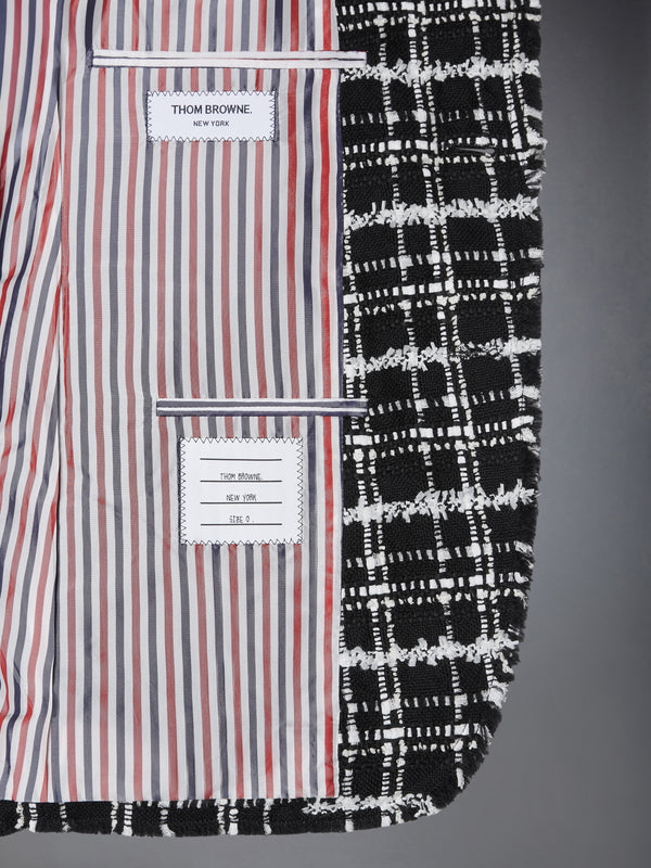 RIBBON TWEED SPORTCOAT WITH FRAY EDGE - image 6