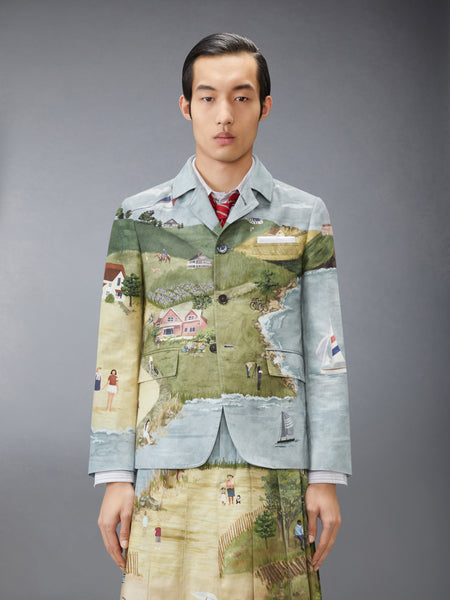 NANTUCKET SCENIC UNCONSTRUCTED SPORTCOAT SEASONAL MULTI