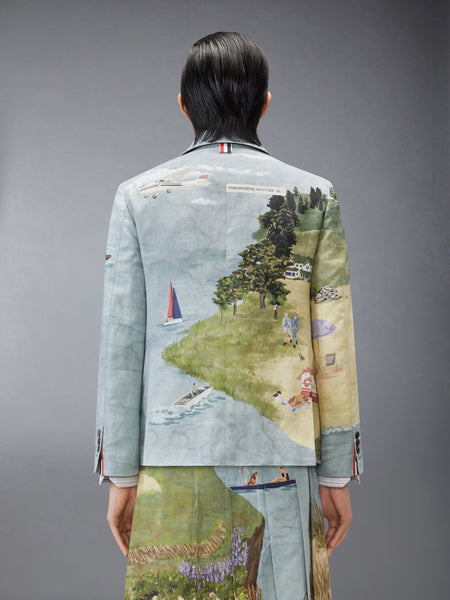 NANTUCKET SCENIC UNCONSTRUCTED SPORTCOAT SEASONAL MULTI