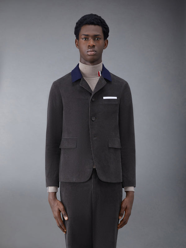 Corduroy Button up Cutaway Jacket - featured image