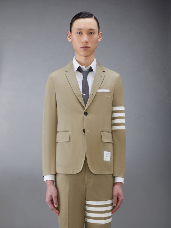 COTTON TWILL 4-BAR UNCONSTRUCTED SPORTCOAT - featured image