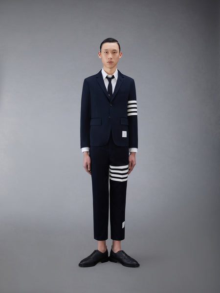 COTTON TWILL 4-BAR UNCONSTRUCTED SPORTCOAT NAVY