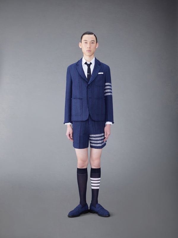 TWEED FRAY 4-BAR SACK JACKET - image 3
