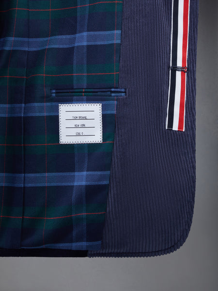 Fun-Mix Shetland Stripe Straight Fit Sport Coat NAVY
