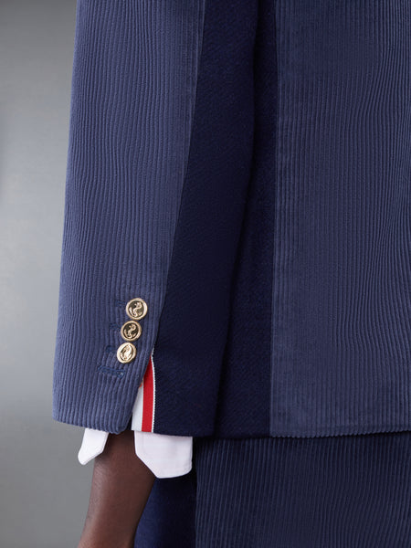 Fun-Mix Shetland Stripe Straight Fit Sport Coat NAVY