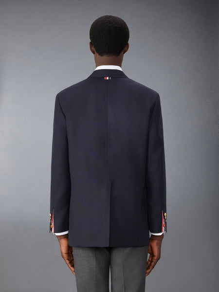 CRISPY WOOL UNSTRUCTURED SACK SPORT COAT NAVY