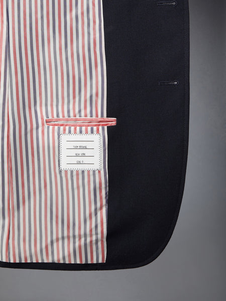 CRISPY WOOL UNSTRUCTURED SACK SPORT COAT NAVY