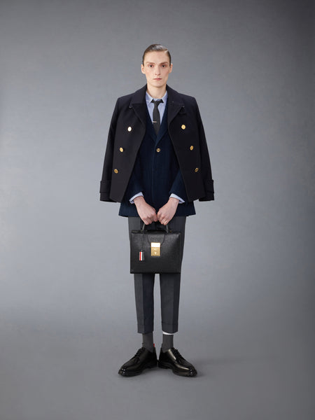 TWEED UNSTRUCTURED SACK SPORT COAT NAVY