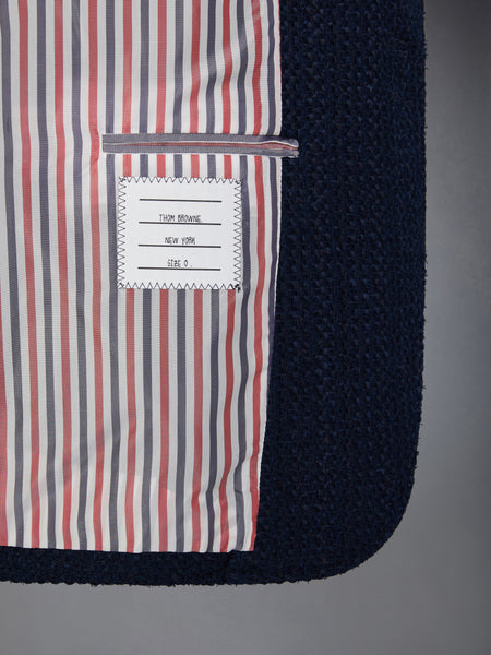 TWEED UNSTRUCTURED SACK SPORT COAT NAVY
