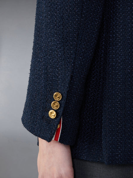 TWEED UNSTRUCTURED SACK SPORT COAT NAVY