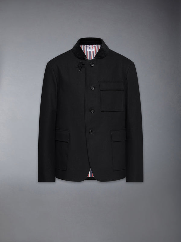 COTTON CANVAS FISHERMAN SHAWL SPORTCOAT - featured image