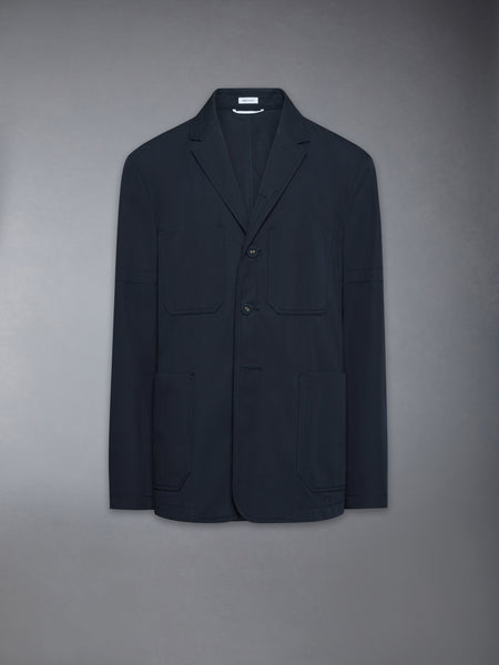 COTTON SUITING SPORTCOAT WITH ARMBANDS NAVY