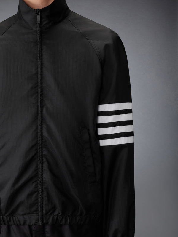 SHINY RIPSTOP RAGLAN 4-BAR TRACK JACKET - image 5