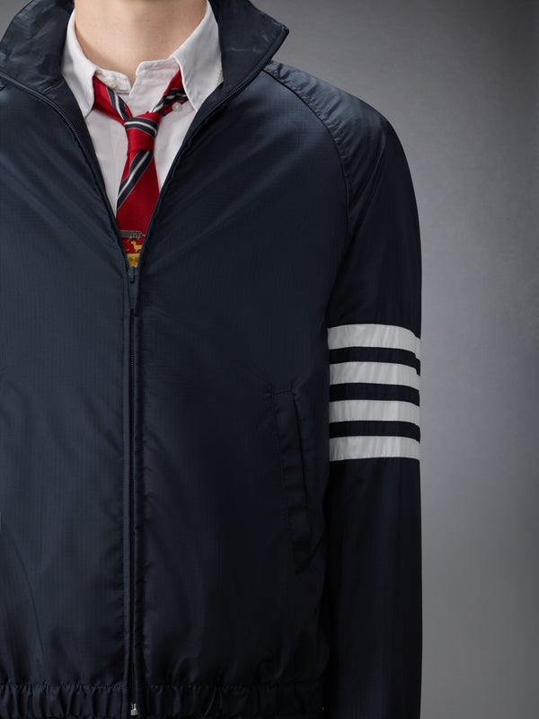 SHINY RIPSTOP RAGLAN 4-BAR TRACK JACKET - image 6