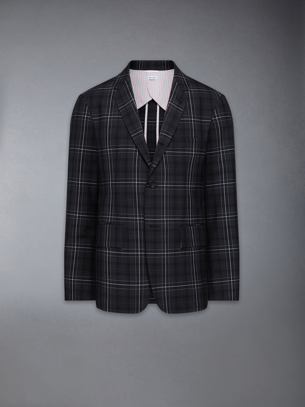WINDOWPANE PLAID COOL WOOL UNCONSTRUCTED SPORTCOAT - featured image