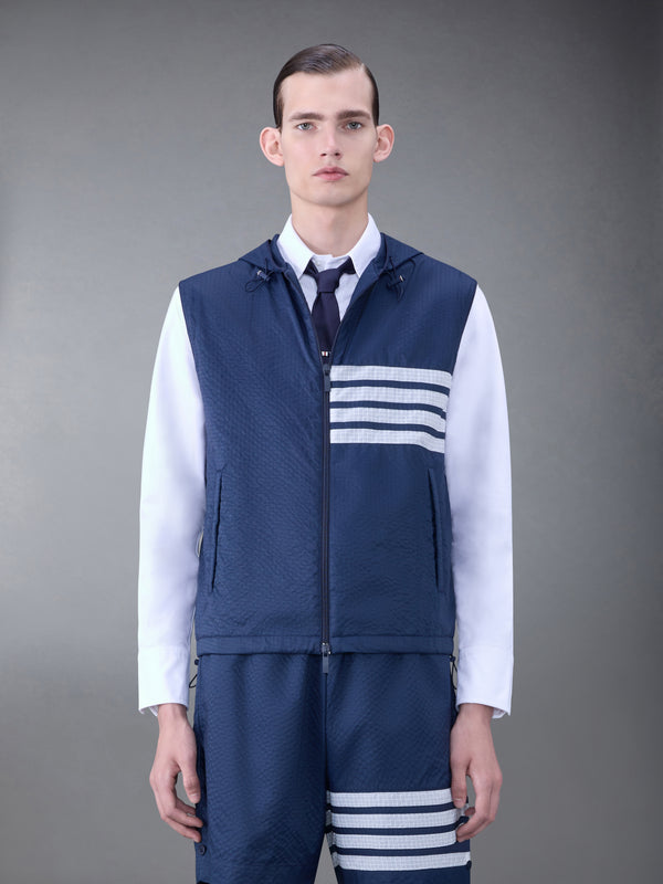 ULTRALIGHT RIPSTOP 4-BAR HOODED VEST - featured image