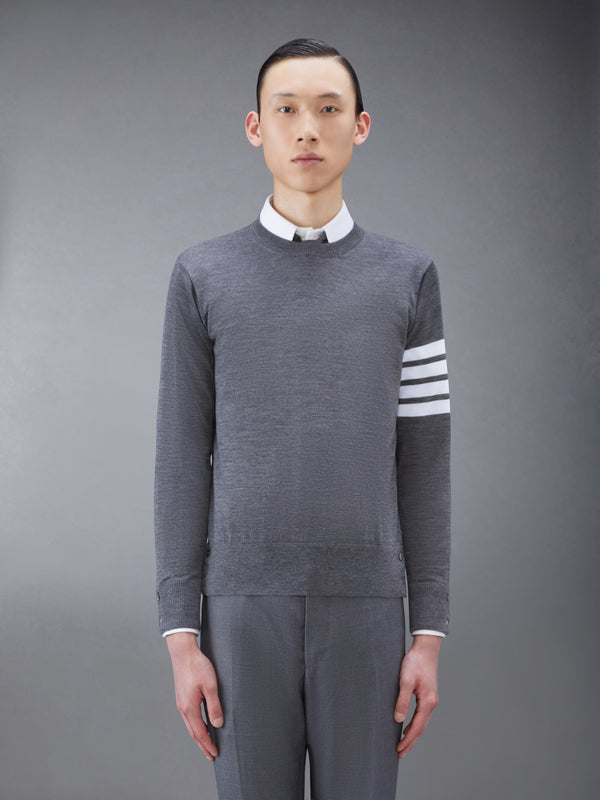 FINE MERINO WOOL 4-BAR PULLOVER - featured image