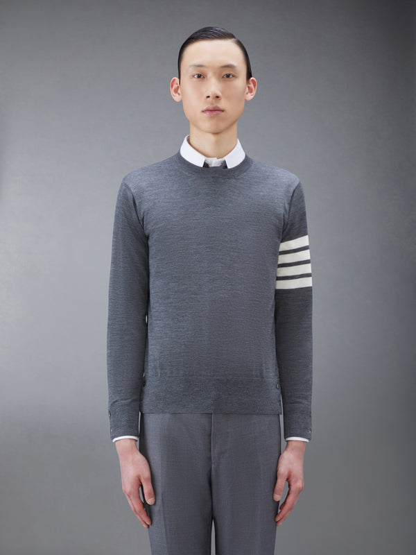 FINE MERINO WOOL 4-BAR PULLOVER - featured image