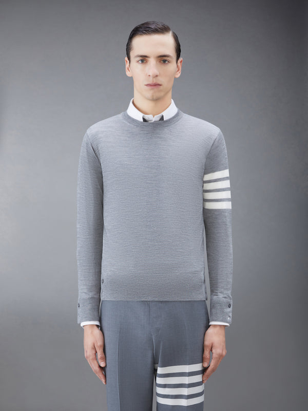 FINE MERINO WOOL 4-BAR PULLOVER - featured image