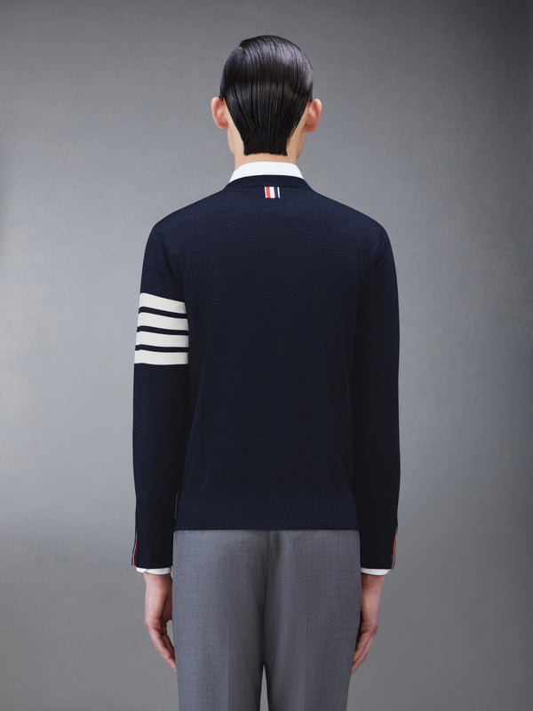 FINE MERINO WOOL 4-BAR PULLOVER - image 2