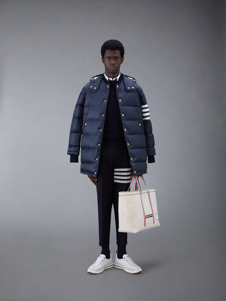 WOOL 4-BAR PULLOVER NAVY