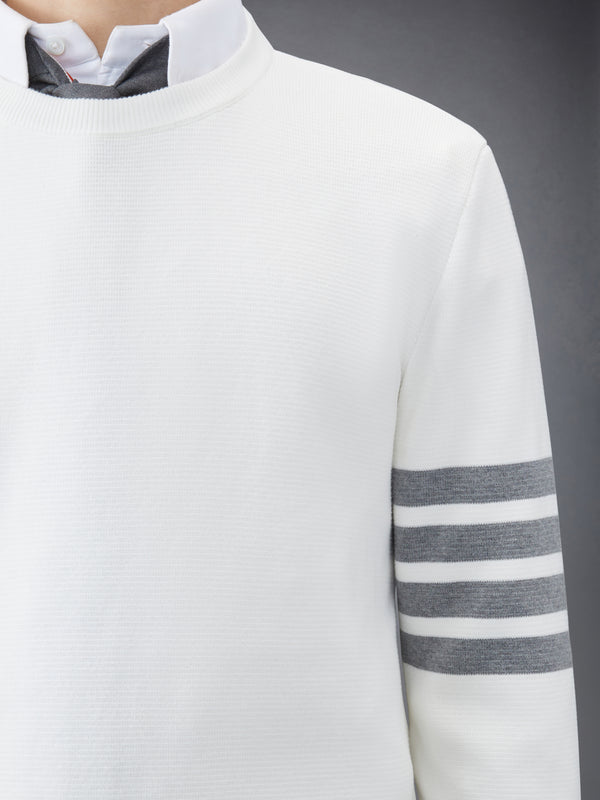 COTTON CREPE 4-BAR PULLOVER - image 6