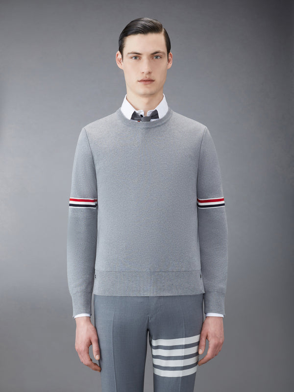 MILANO STITCH RWB ARM STRIPE PULLOVER - featured image