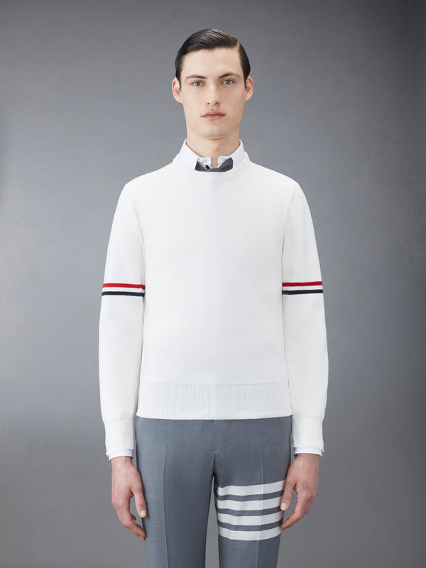 MILANO STITCH RWB ARM STRIPE PULLOVER - featured image