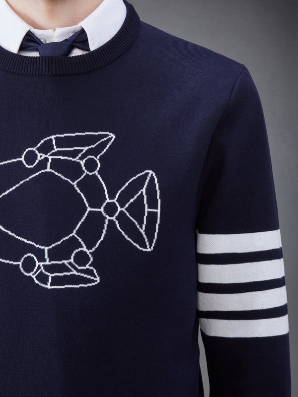 4-BAR FISH ICON CREW NECK PULLOVER - image 6