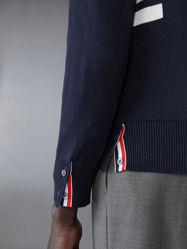 COTTON 4-BAR PULLOVER - image 4