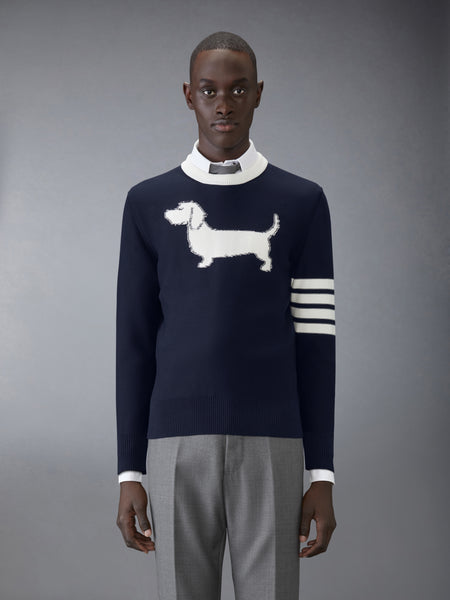 COTTON 4-BAR HECTOR PULLOVER NAVY